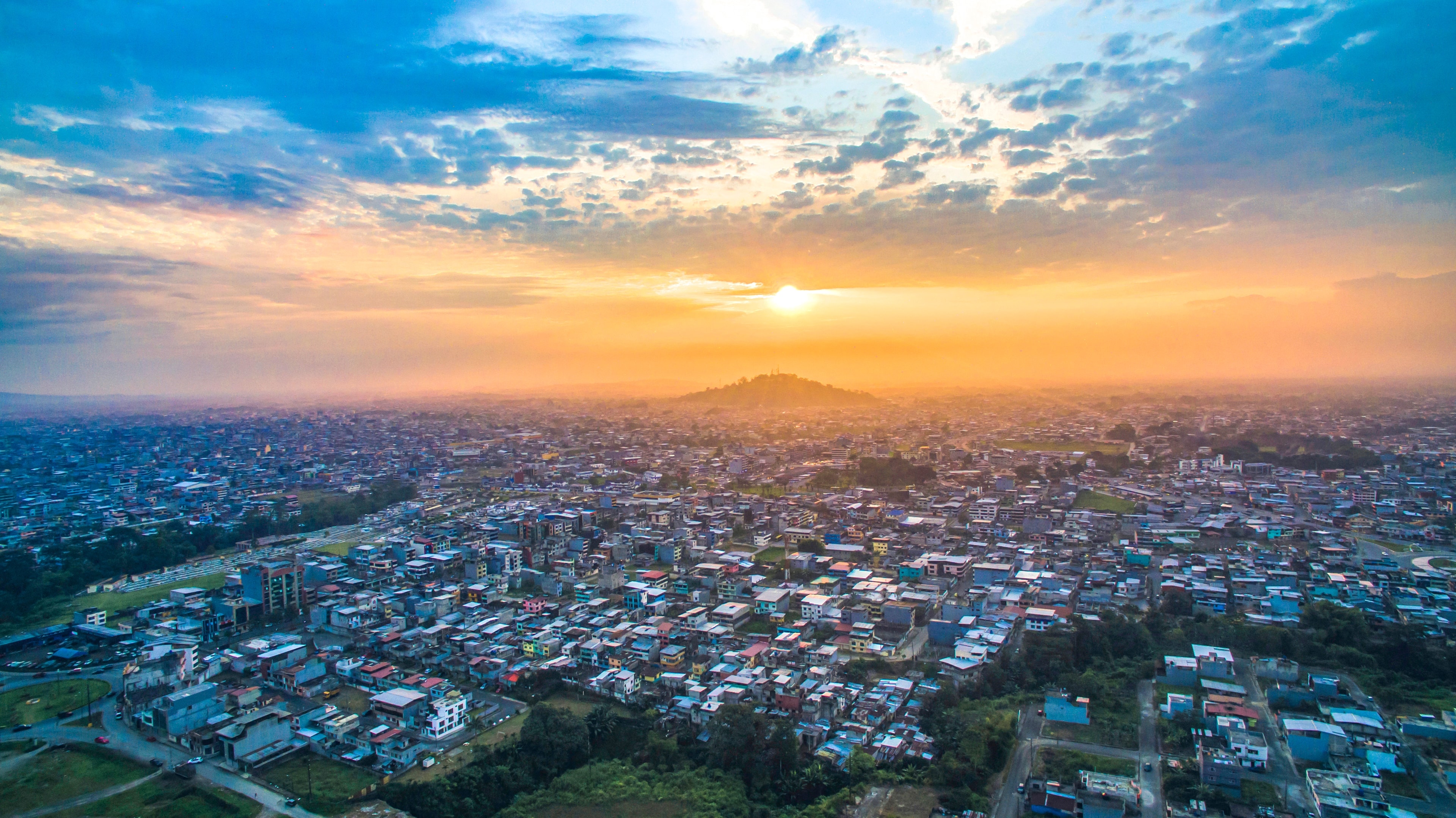 Vista aérea de la Urbanización La Catania